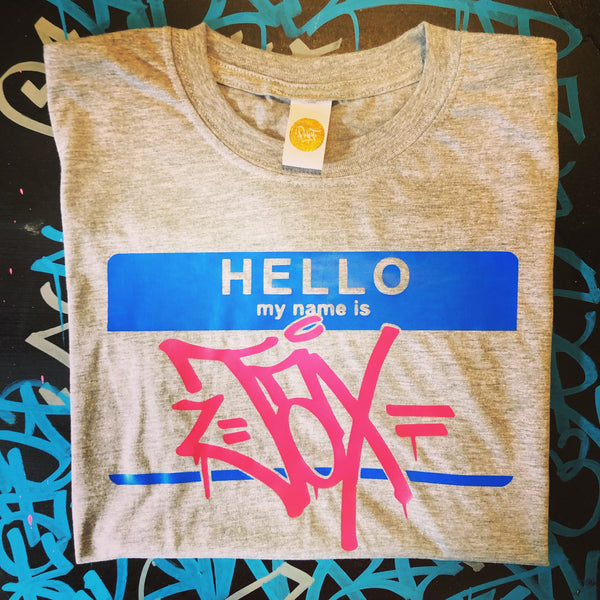 Kids Hello My Name Is Custom T-Shirt