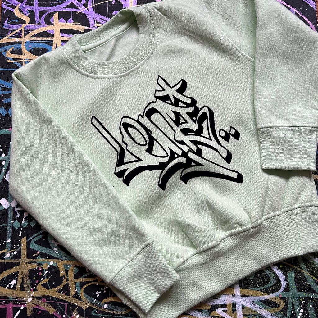 Kids Custom Graffiti Sweatshirt
