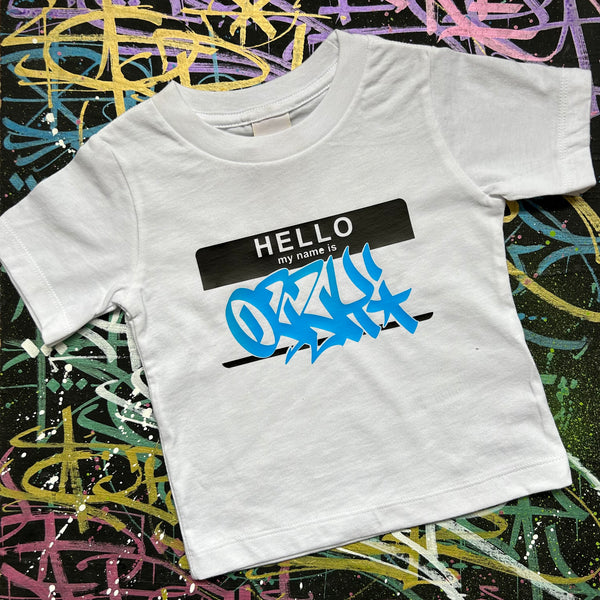 Kids Hello My Name Is Custom T-Shirt