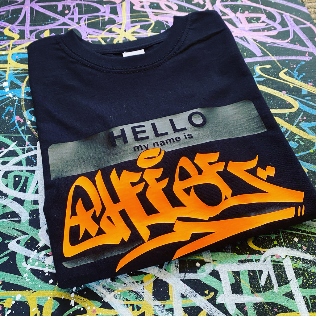 Adults Hello My Name Is Custom T-Shirt