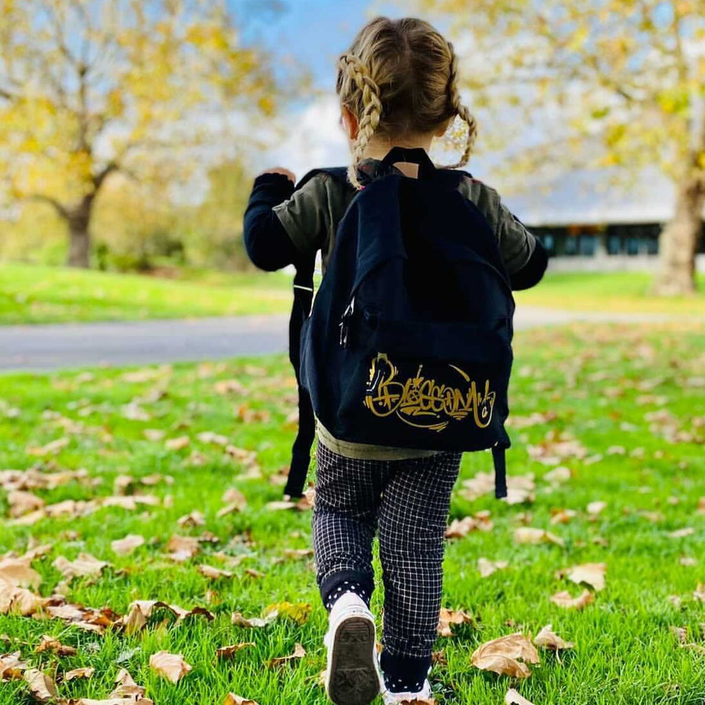 Kids Personalised Graffiti Name Backpack