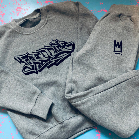 Kids Custom Graffiti Tracksuit