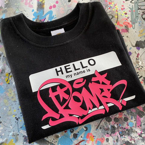 Kids Hello My Name Is Custom T-Shirt