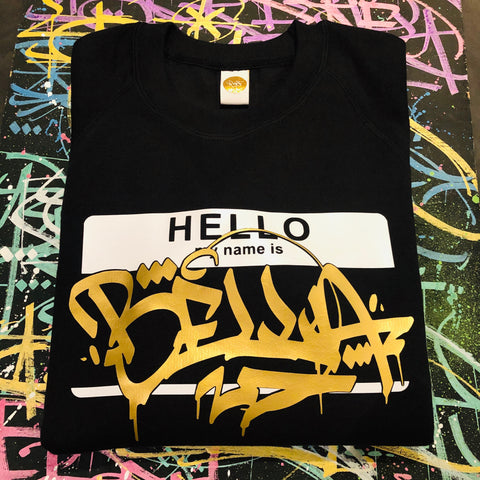 Kids Hello My Name Is Custom Sweatshirt