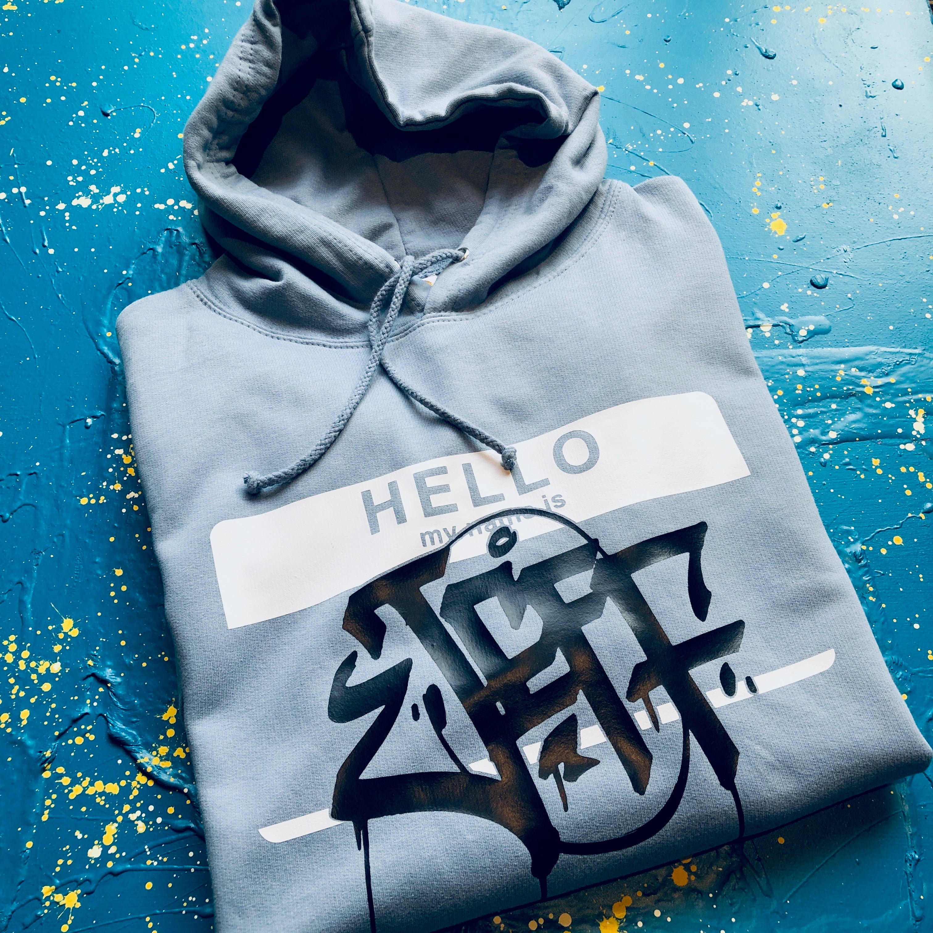 Adults Custom Hello My Name Is Hoodie