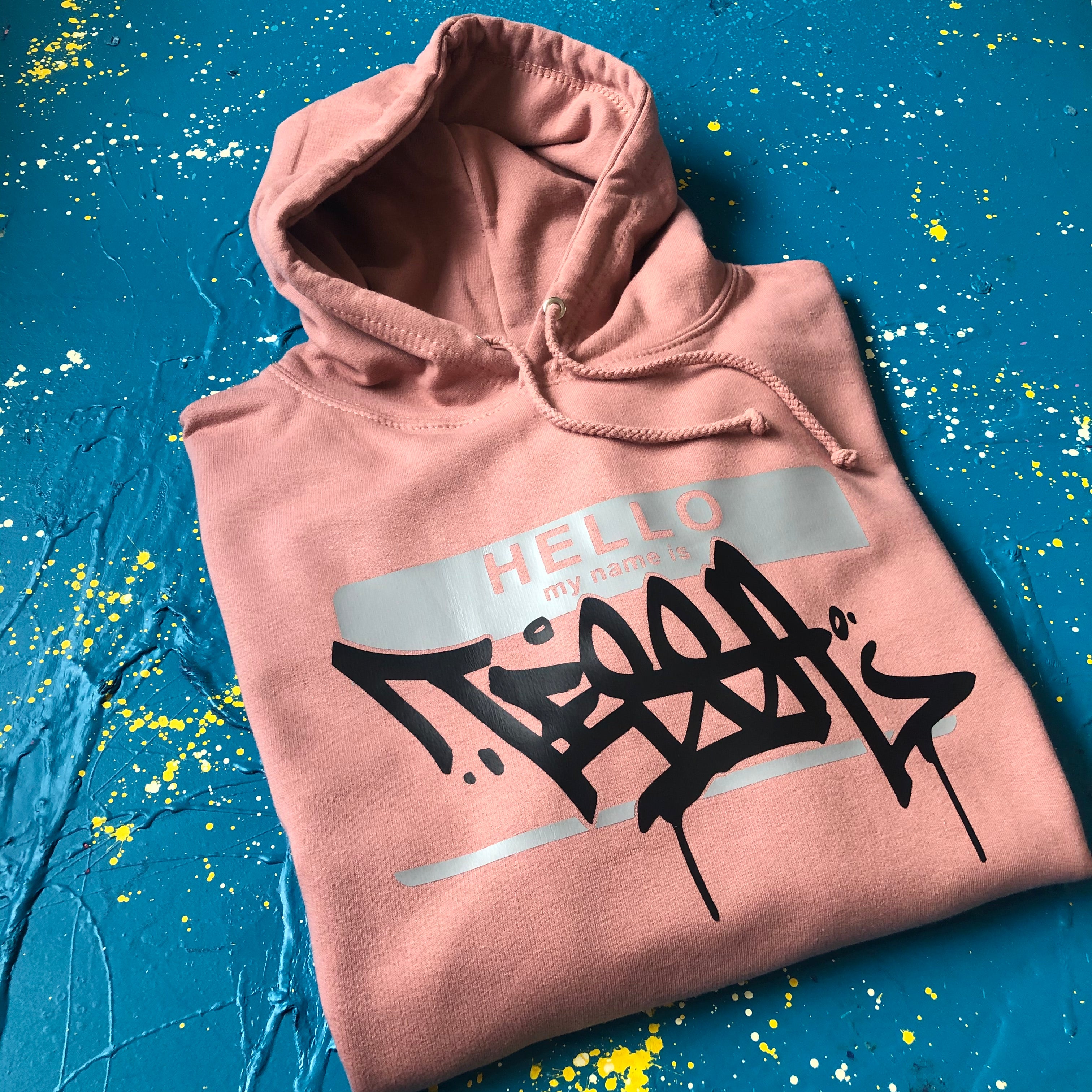 Adults Custom Hello My Name Is Hoodie