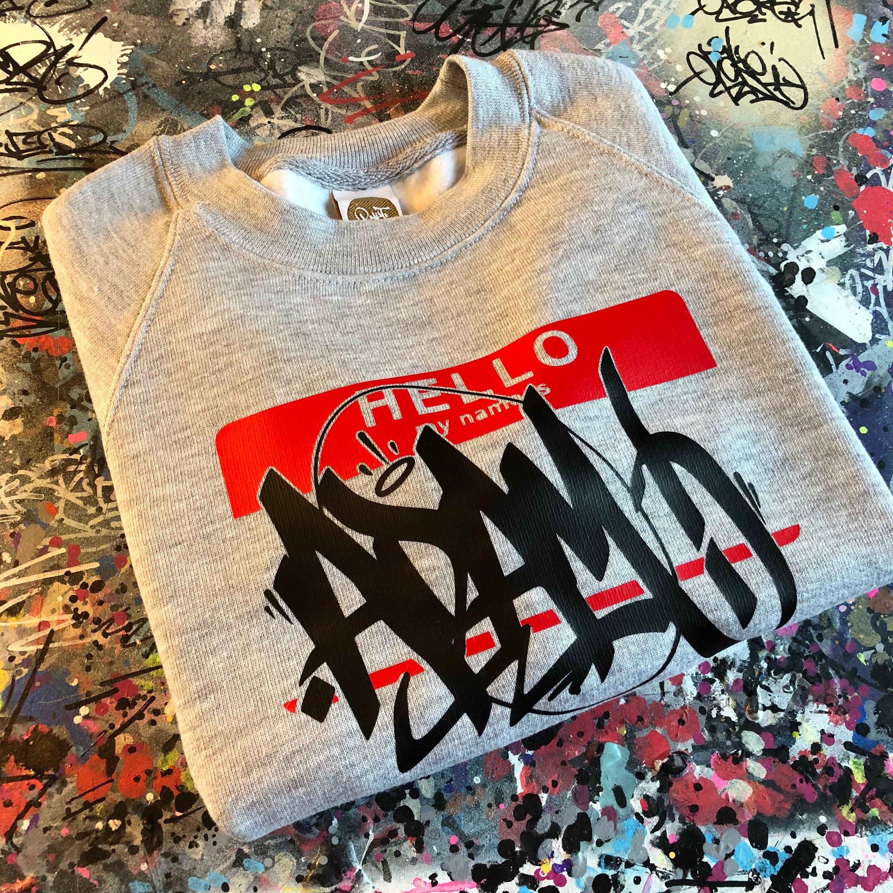 Kids Hello My Name Is Custom Sweatshirt