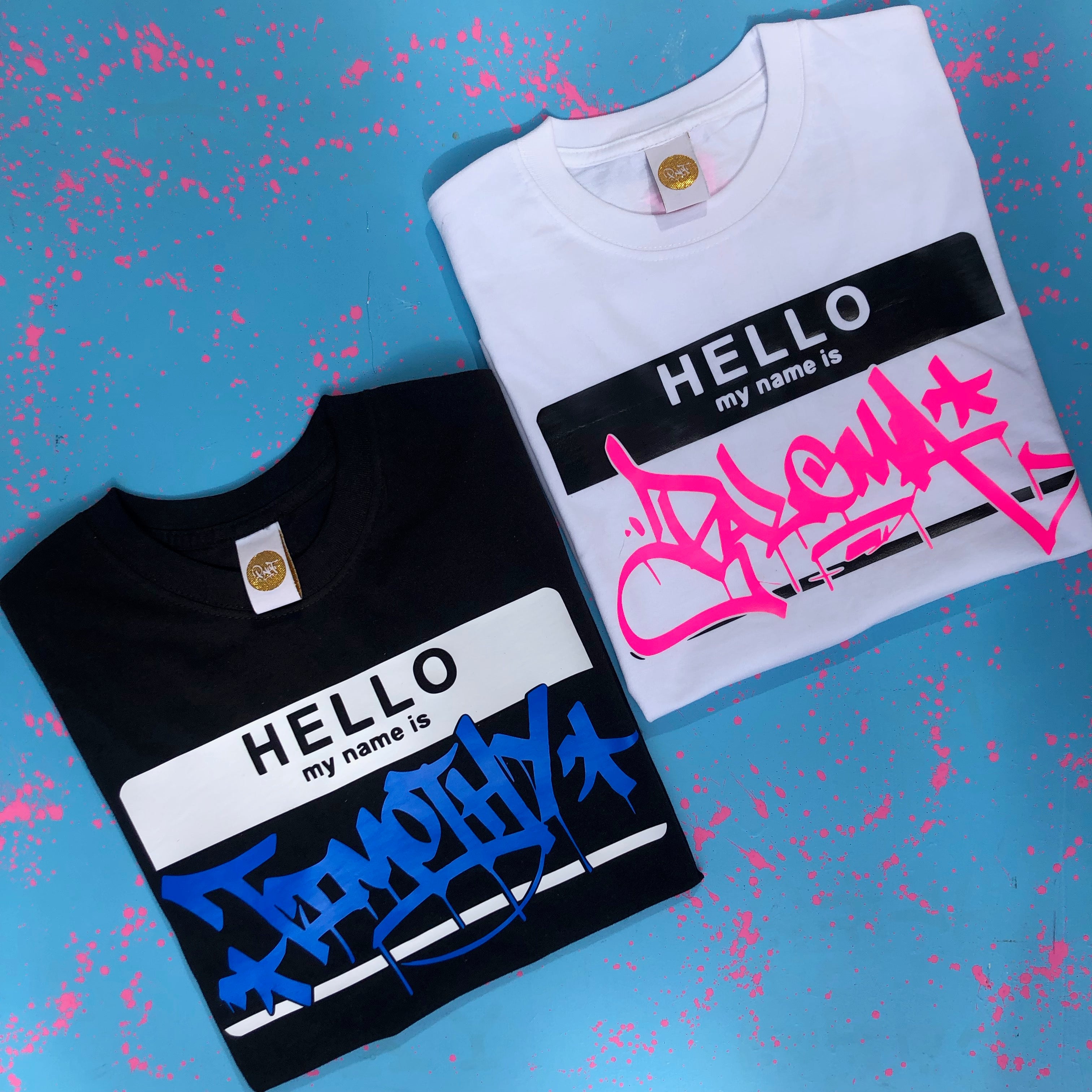 Kids Hello My Name Is Custom T-Shirt