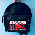 Kids Personalised Hello My Name Is Backpack